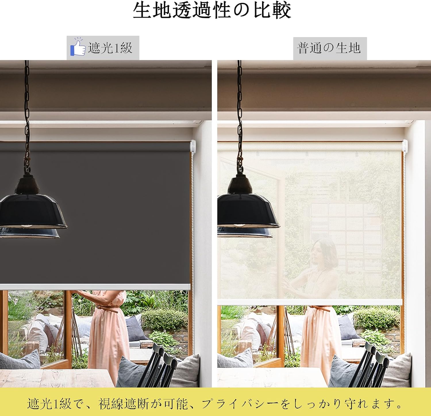 Keego ロールスクリーン 突っ張り式ロールスクリーン ロールカーテン